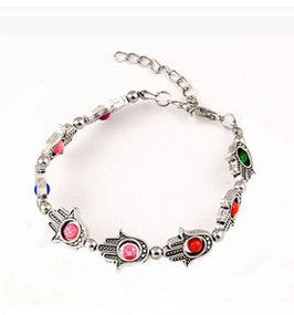 Beaded Palm Bohemian Metal Bracelet