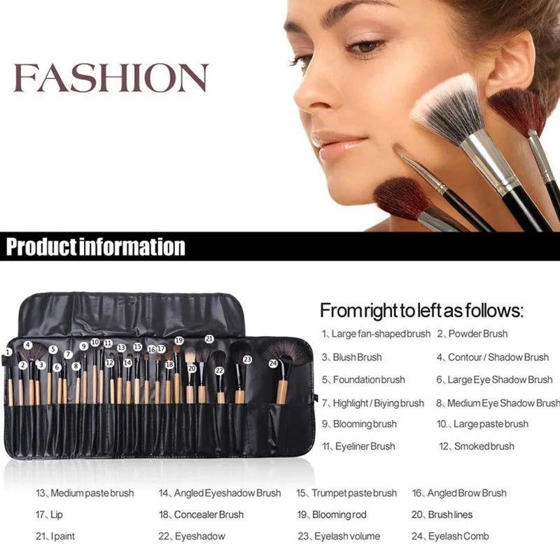 24 Pcs Professional Makeup Brush