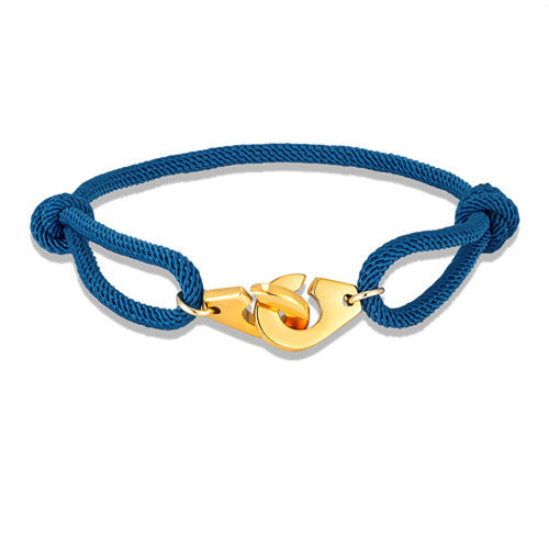 Golden Handcuffs Milan Rope Adjustable Bracelet